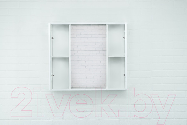 Изображение товара Шкаф с зеркалом для ванной Айсберг Кристалл 80