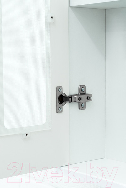 Изображение товара Шкаф с зеркалом для ванной Айсберг Кристалл 80