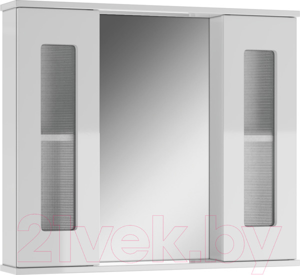 Изображение товара Шкаф с зеркалом для ванной Айсберг Кристалл 80