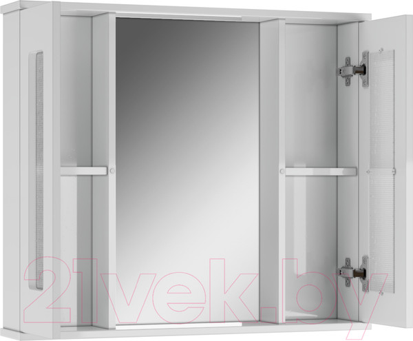 Изображение товара Шкаф с зеркалом для ванной Айсберг Кристалл 80