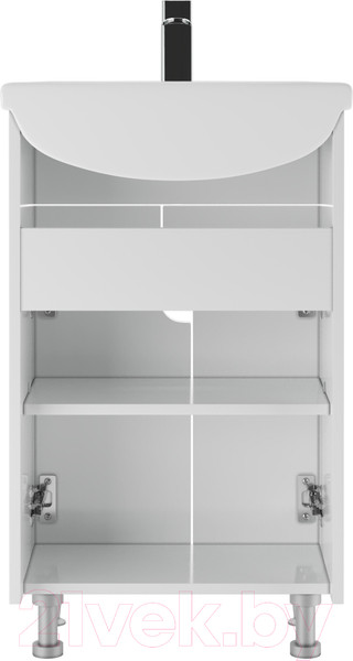 Изображение товара Тумба под умывальник Айсберг Уют 50 Лилия без ящика