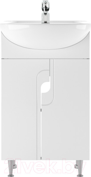 Изображение товара Тумба под умывальник Айсберг Уют 50 Лилия без ящика