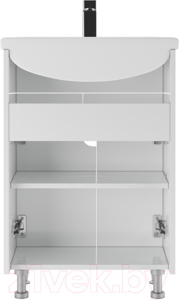 Изображение товара Тумба под умывальник Айсберг Уют 55 Лилия без ящика