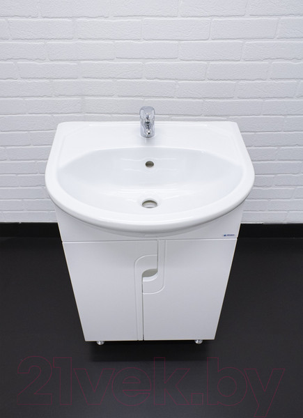 Изображение товара Тумба под умывальник Айсберг Уют 55 Лилия без ящика