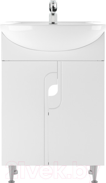 Изображение товара Тумба под умывальник Айсберг Уют 55 Лилия без ящика