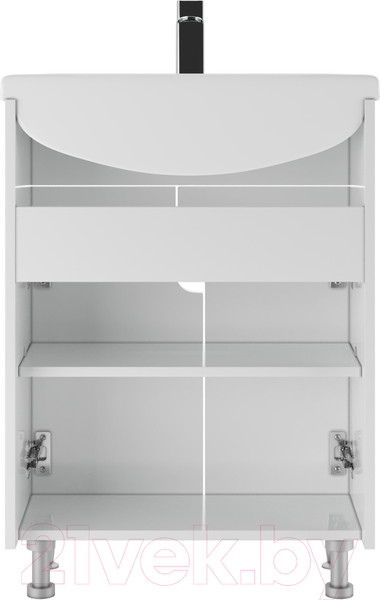 Изображение товара Тумба под умывальник Айсберг Уют 60 Лилия без ящика