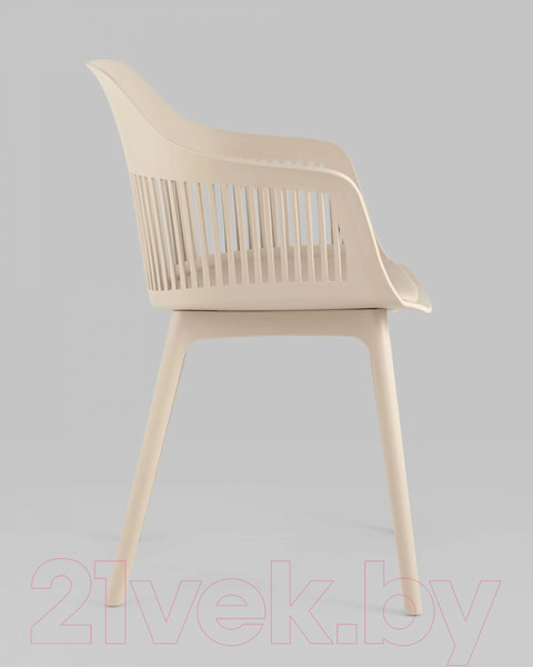 Изображение товара Стул Stool Group Crocus с подушкой (пластик бежевый)