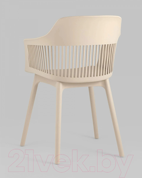 Изображение товара Стул Stool Group Crocus с подушкой (пластик бежевый)