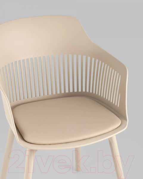 Изображение товара Стул Stool Group Crocus с подушкой (пластик бежевый)