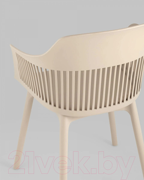 Изображение товара Стул Stool Group Crocus с подушкой (пластик бежевый)