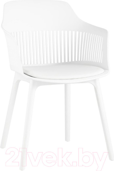 Изображение товара Стул Stool Group Crocus с подушкой (пластик белый)
