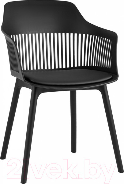 Изображение товара Стул Stool Group Crocus с подушкой (пластик черный)