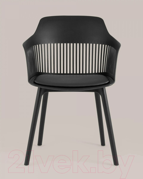 Изображение товара Стул Stool Group Crocus с подушкой (пластик черный)