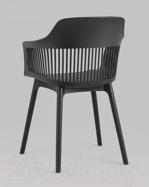 Изображение товара Стул Stool Group Crocus с подушкой (пластик черный)