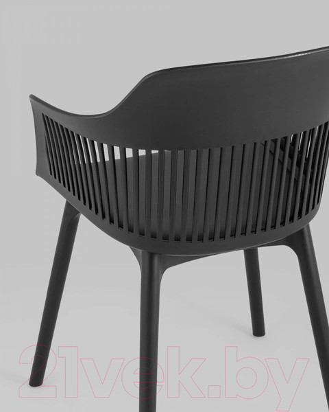 Изображение товара Стул Stool Group Crocus с подушкой (пластик черный)