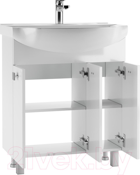 Изображение товара Тумба под умывальник Айсберг Элеганс 75 Мега без ящика