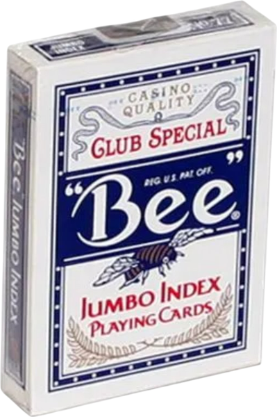 Изображение товара Игральные карты Bee Jumbo Index Red & Blue / 1001770