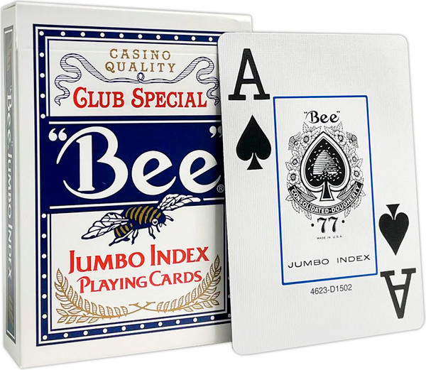 Изображение товара Игральные карты Bee Jumbo Index Red & Blue / 1001770