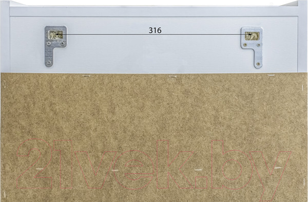 Изображение товара Шкаф с зеркалом для ванной Айсберг Мечта 50