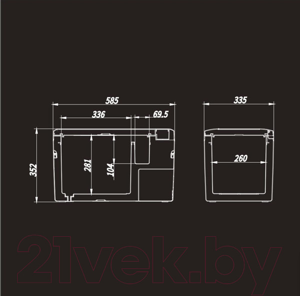 Изображение товара Автохолодильник Meyvel AF-G25