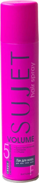 Изображение товара Лак для укладки волос Sujet Сверхсильной фиксации (180мл)