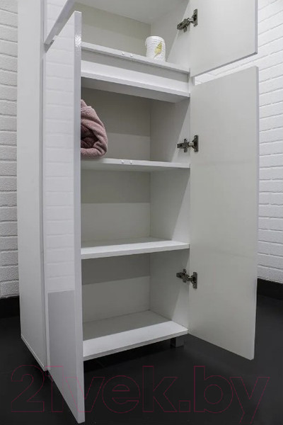 Изображение товара Шкаф-пенал для ванной Айсберг Норма 60 без ящика