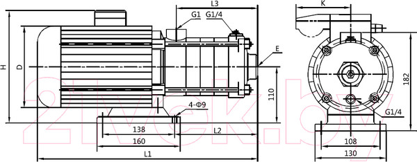 Изображение товара Циркуляционный насос IMP PUMPS BWJ 4-5R 1.1kW 120°C IE3 400V