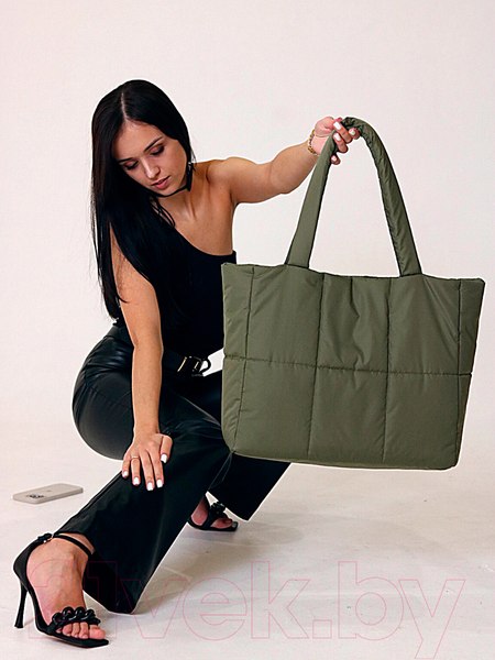 Изображение товара Сумка MT.Style ТОУТ-1 из водоотталкивающей ткани (хаки)