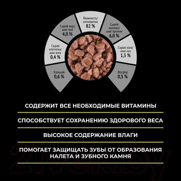 Изображение товара Влажный корм для кошек L'amour С курицей в соусе (75г)