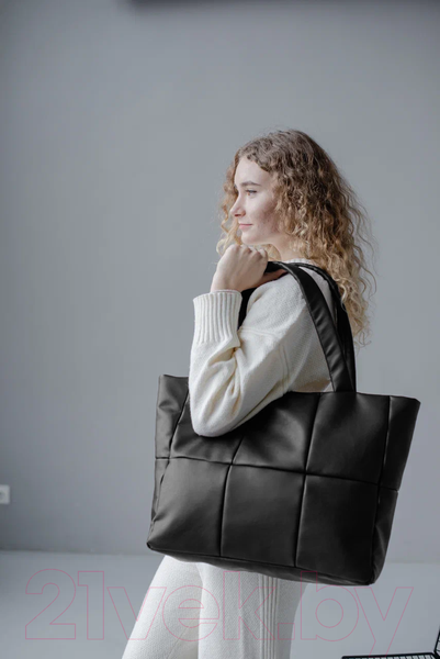 Изображение товара Сумка MT.Style ТОУТ из экокожи (черный)