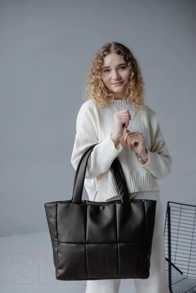 Изображение товара Сумка MT.Style ТОУТ из экокожи (черный)