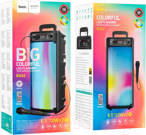 Изображение товара Портативная колонка Hoco BS52 (черный)