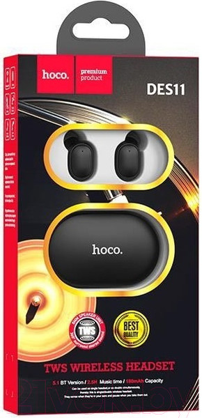Изображение товара Беспроводные наушники Hoco DES11 TWS (черный)
