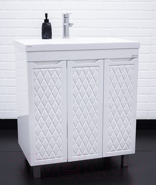 Изображение товара Тумба под умывальник Домино Andrea 75 3D без ящика