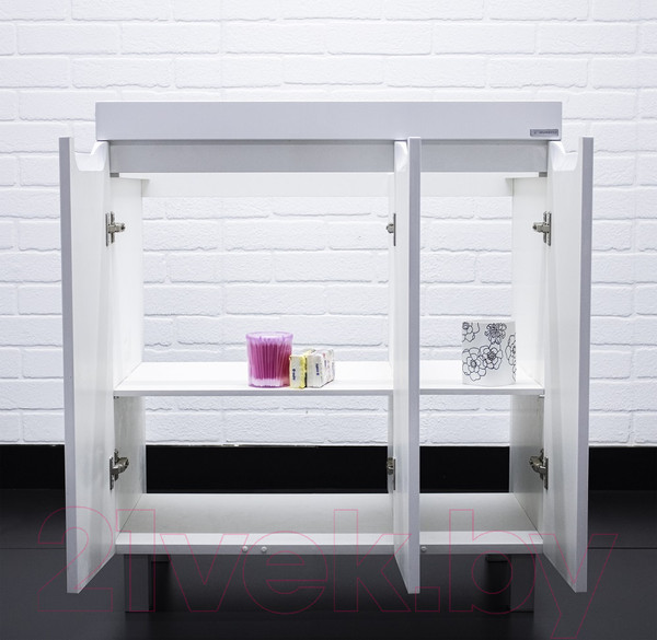 Изображение товара Тумба под умывальник Домино Andrea 75 3D без ящика