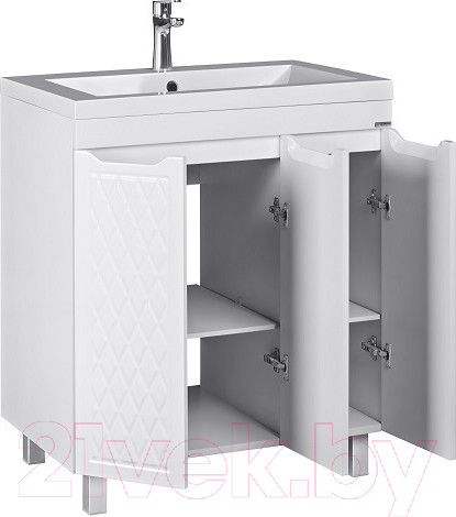 Изображение товара Тумба под умывальник Домино Andrea 75 3D без ящика