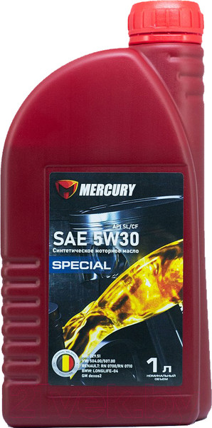 Изображение товара Моторное масло Mercury Auto 5W30 SL/CF / MR053010 (1л)