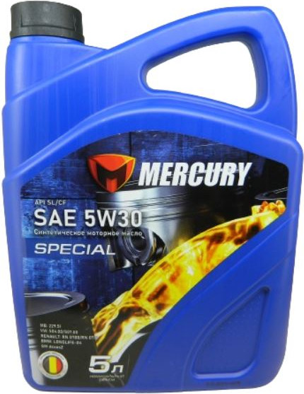 Изображение товара Моторное масло Mercury Auto 5W30 SL/CF / MR053050 (5л)