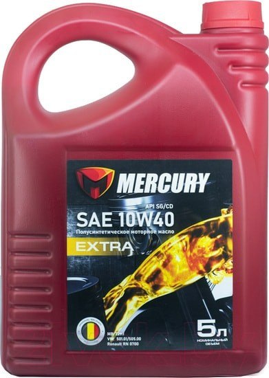 Изображение товара Моторное масло Mercury Auto 10W40 SG/CD / MR104050 (5л)