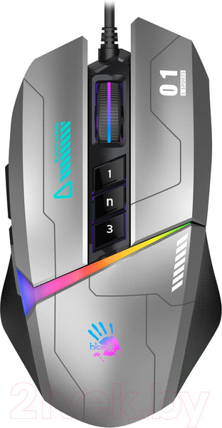 Изображение товара Мышь Bloody W60 Max (серый/черный)