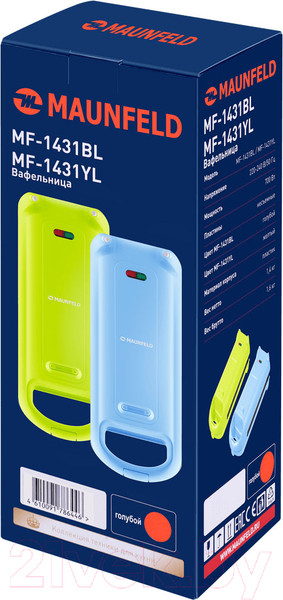 Изображение товара Вафельница Maunfeld MF-1431BL