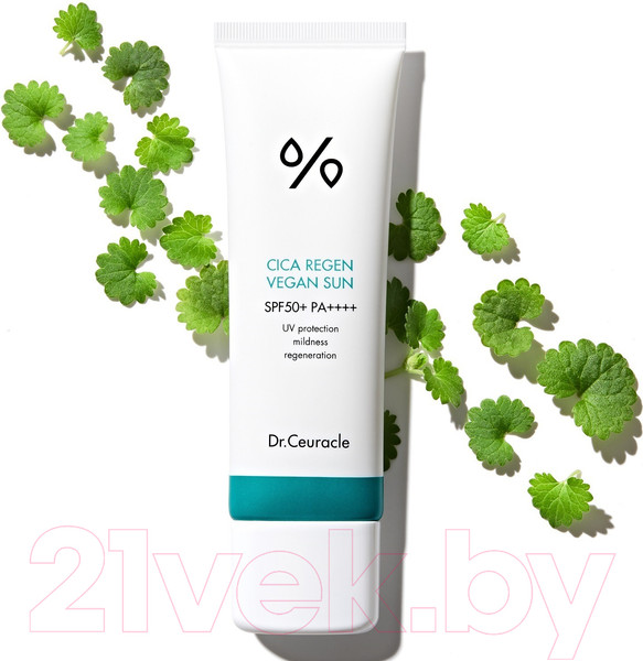 Изображение товара Гель солнцезащитный Dr. Ceuracle Cica Vegan Sun Gel SPF50+/PA++++ (50мл)