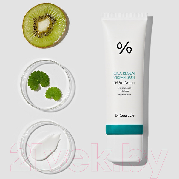 Изображение товара Гель солнцезащитный Dr. Ceuracle Cica Vegan Sun Gel SPF50+/PA++++ (50мл)