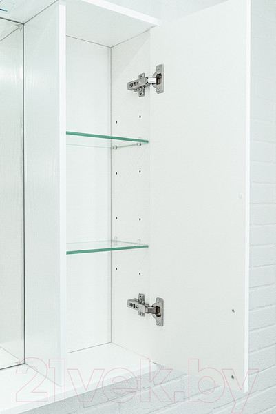 Изображение товара Шкаф с зеркалом для ванной Домино Charlie 80 (правый)