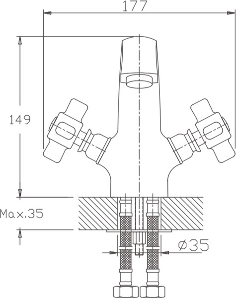 Изображение товара Смеситель Haiba HB1018