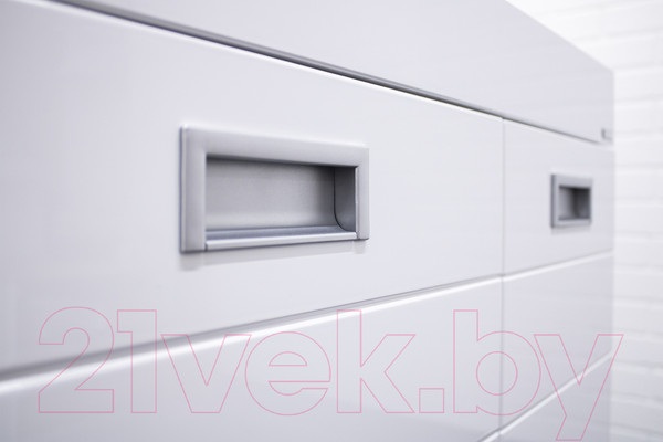 Изображение товара Тумба под умывальник Домино Elen 75 Cube без ящика с корзиной для белья