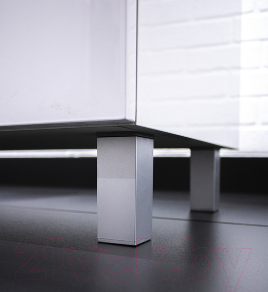 Изображение товара Тумба под умывальник Домино Elen 75 Cube без ящика с корзиной для белья