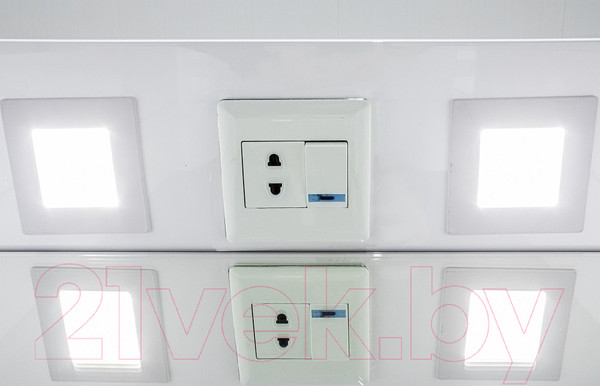 Изображение товара Шкаф с зеркалом для ванной Домино Cube 80 (левый)