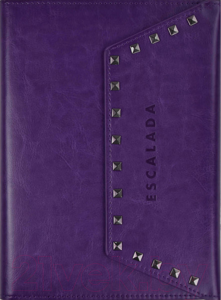Изображение товара Ежедневник Escalada Сариф / 47407 (фиолетовый/серебристые клепки)