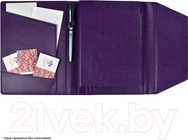 Изображение товара Ежедневник Escalada Сариф / 47407 (фиолетовый/серебристые клепки)